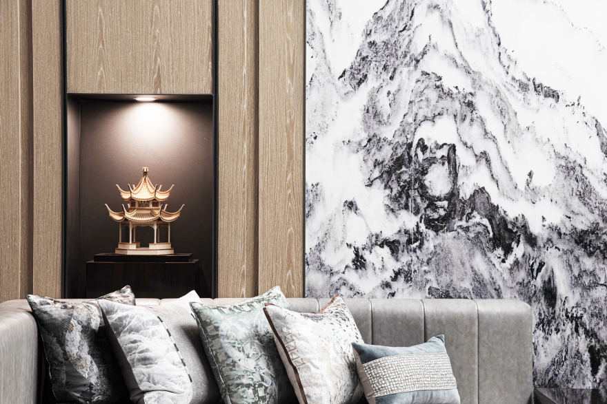 济南雍泉府下叠样板间 | 素雅新中式,融入自然之美-11