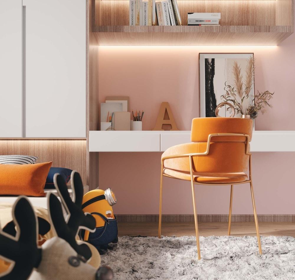 玩偶、书柜与粉色墙面 | 打造“大家闺秀”的闺房设计-16