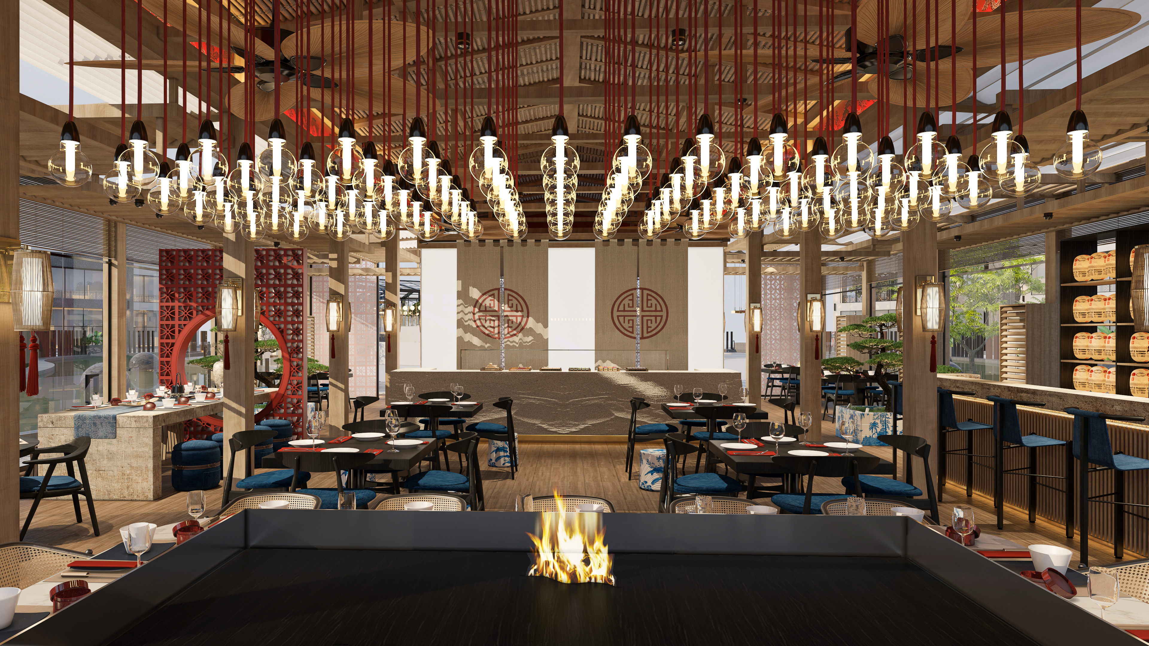 RED（寿司餐厅）丨Ninetr Design House-14