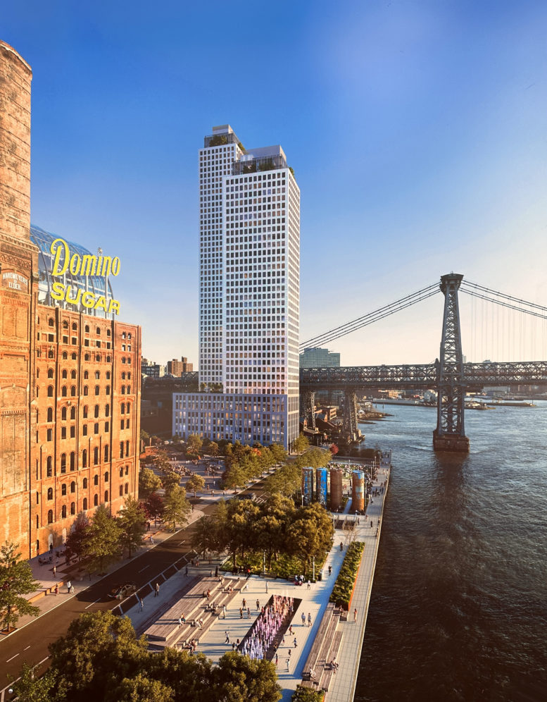 One Domino Square Nears Completion at 8 South 4th Street In Williamsburg, Brooklyn  - New York YIMBY-0