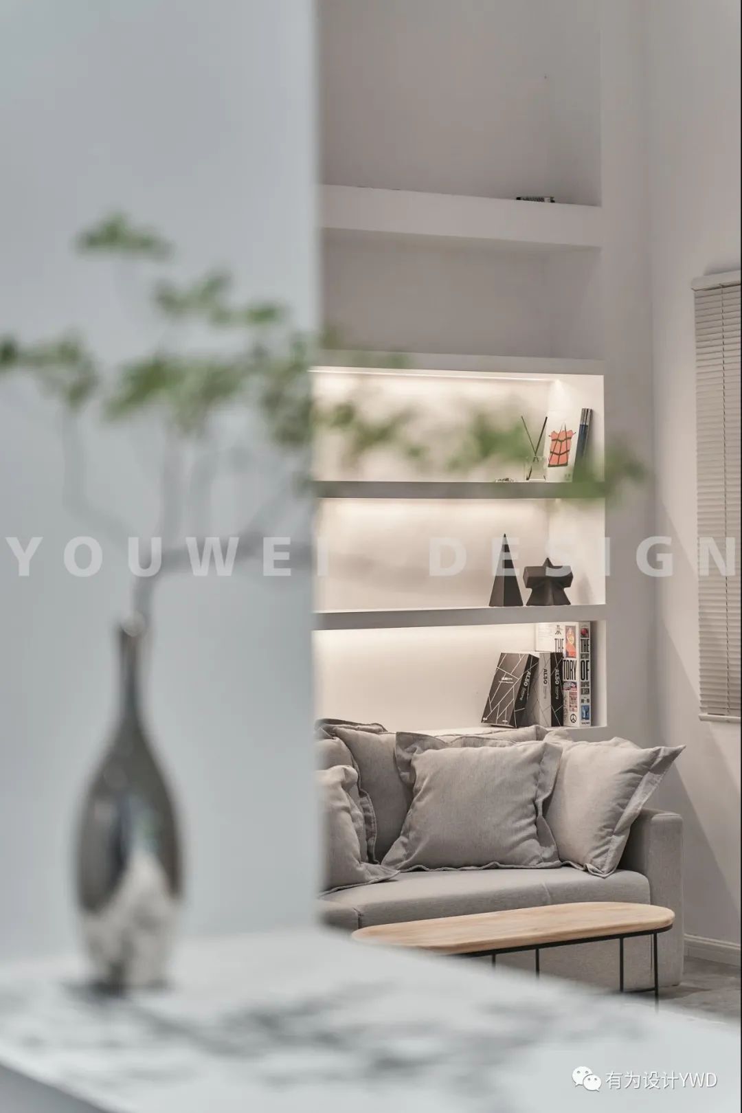 佛山金鱼宴会设计工作室 | 极简纯白与自然木色的完美结合-102