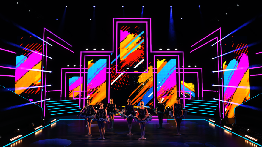 "EVERYBODY DANCE!" 音乐秀电视布景设计丨俄罗斯-8