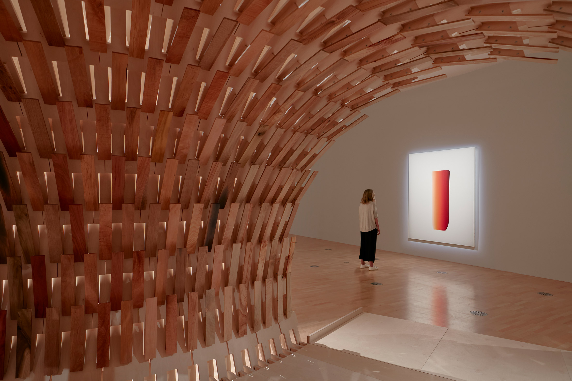 隈研吾打造三维拼图式植物亭，呈现木材之美-5