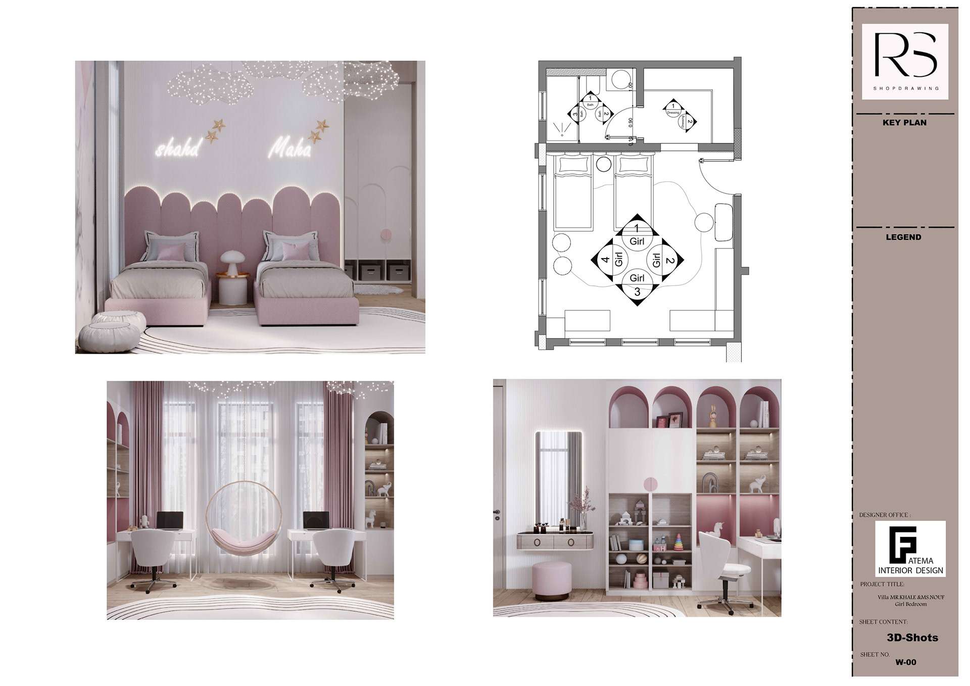 Girlbedroom 室内设计丨阿联酋-7