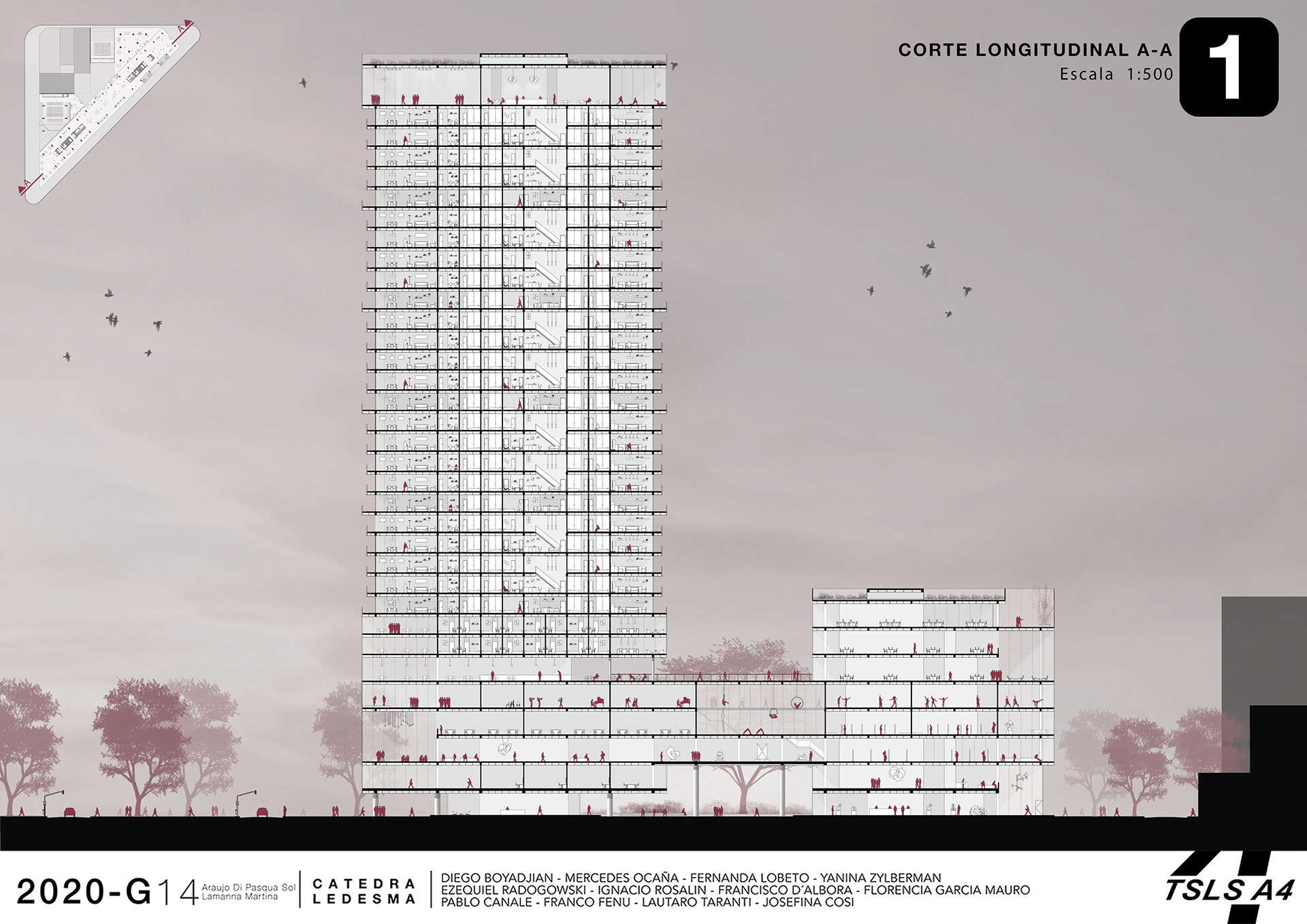 Proyecto Académico A4 | Escuela Arte + Torre Viviendas-3