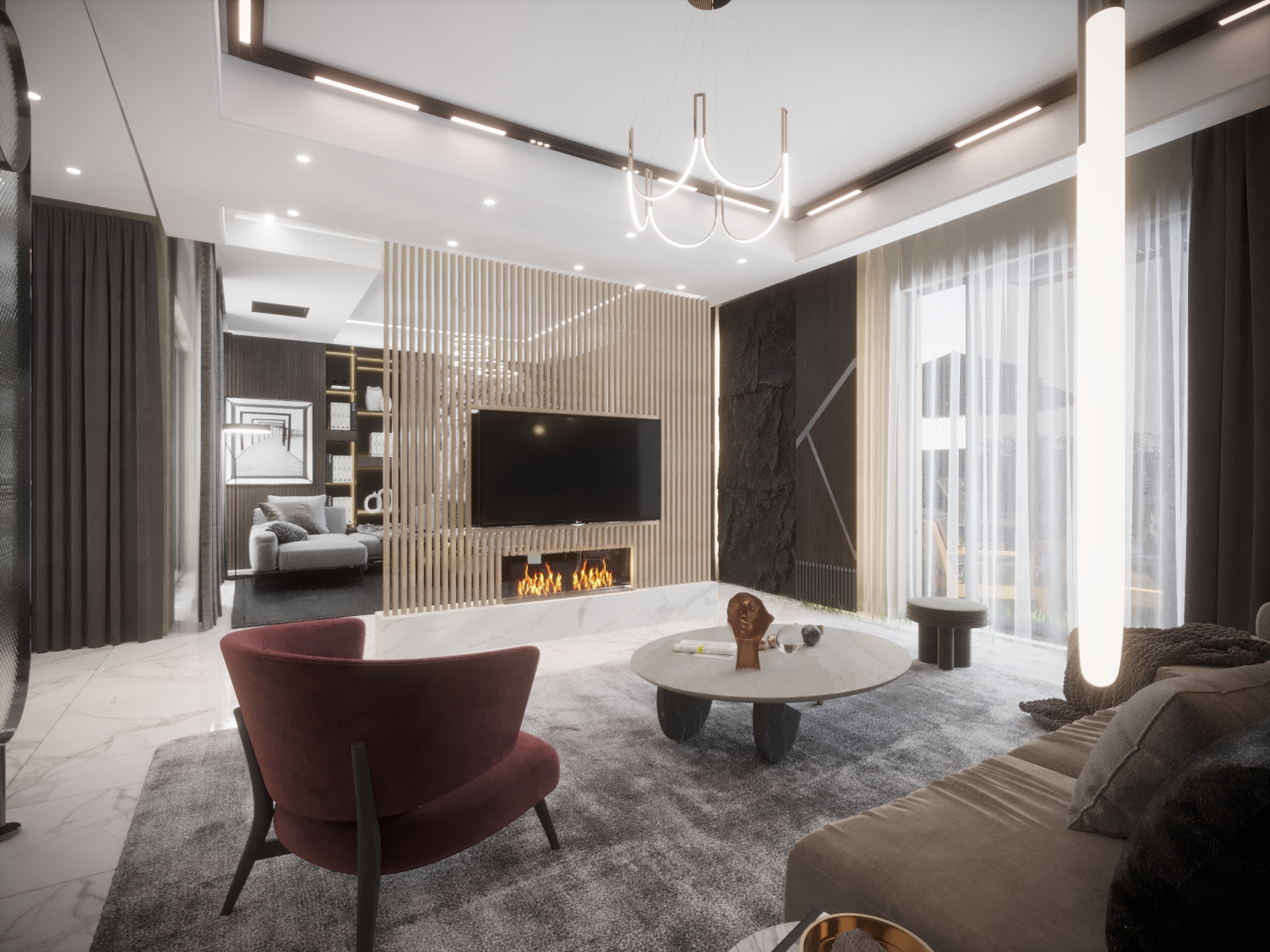 Reception Villa Modern-2