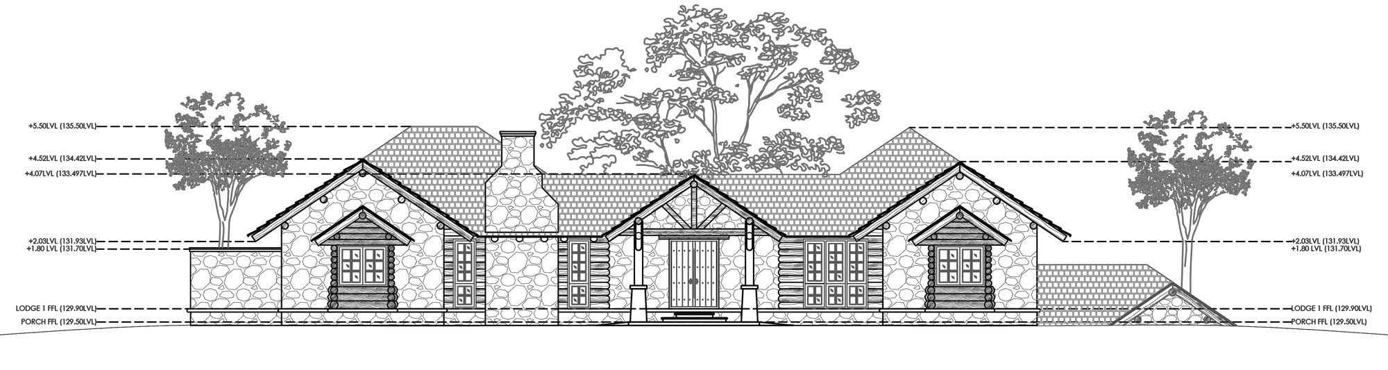 自然生活的石别墅-26