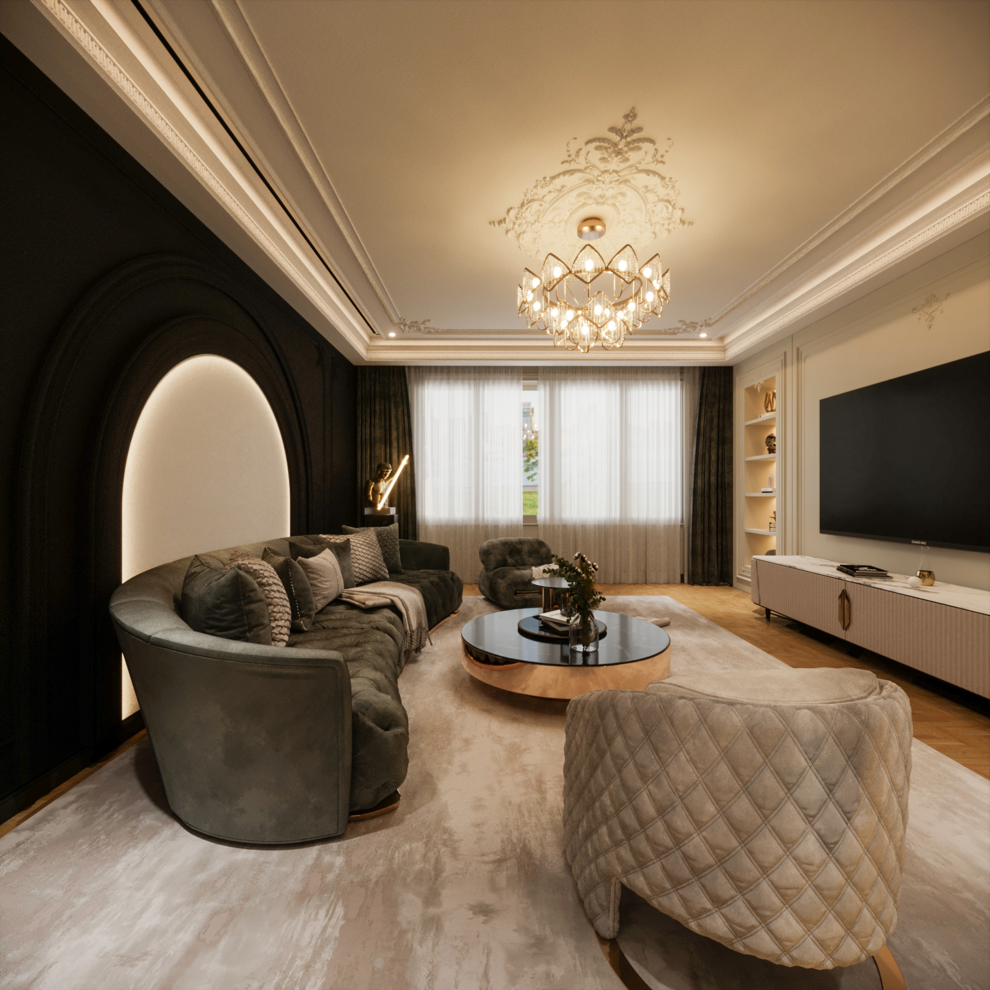 Apartment Home Living & Dinning-4