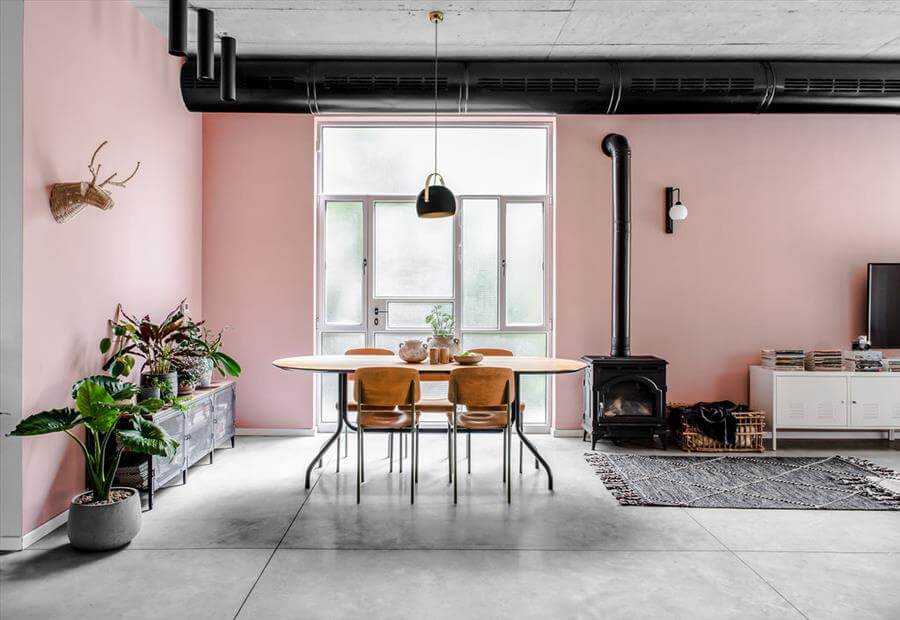 工业风姐妹合住双户住宅设计丨室内设计师雅艾尔·戈尔比茨-31