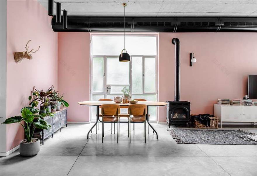 工业风姐妹合住双户住宅设计丨室内设计师雅艾尔·戈尔比茨-31