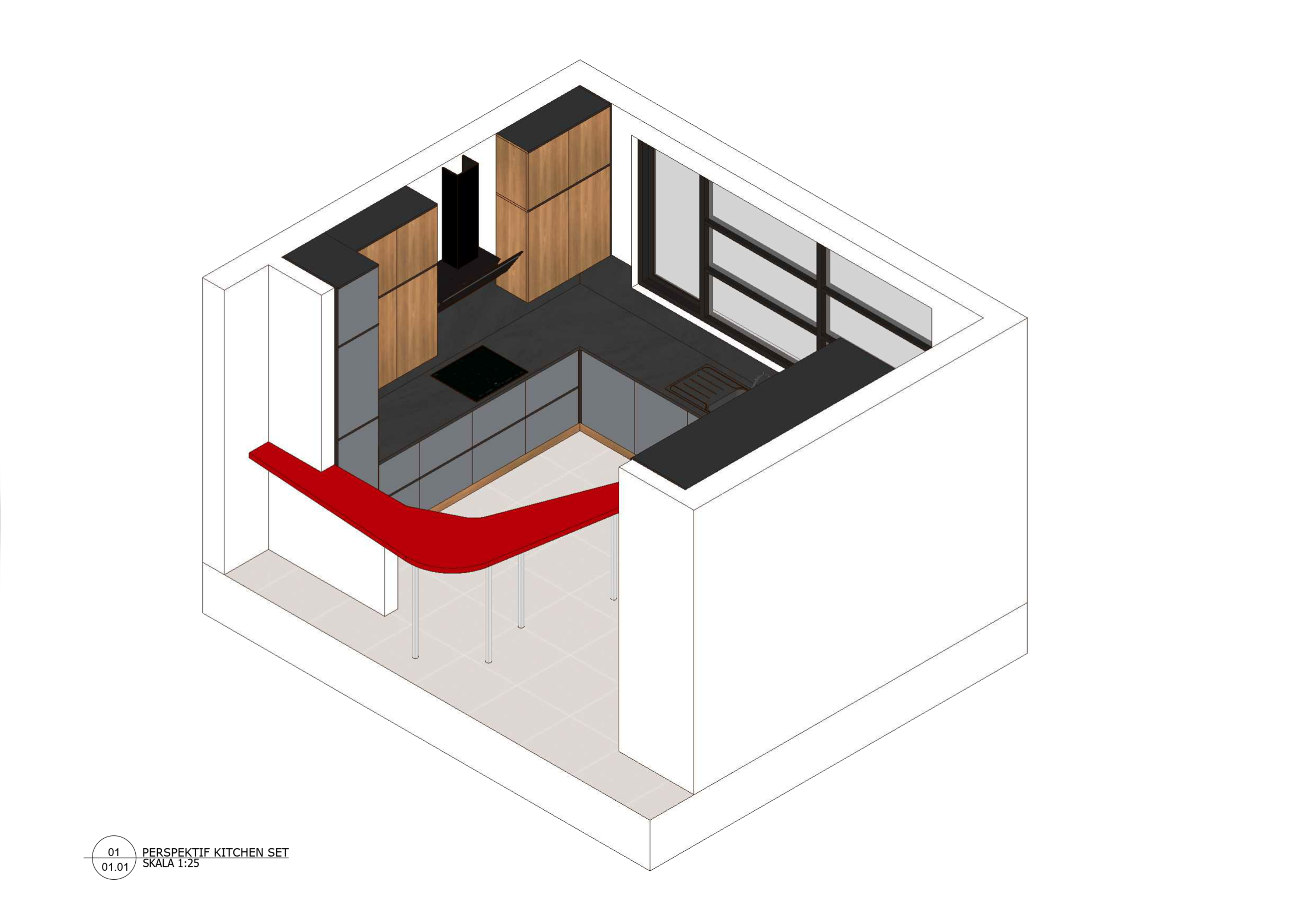 gambar kerja kitchen set pondok labu-0