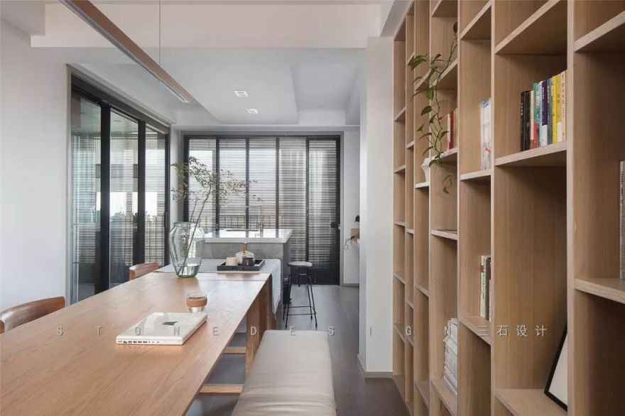 奶油色调的家丨中国台州丨三石设计工作室-59