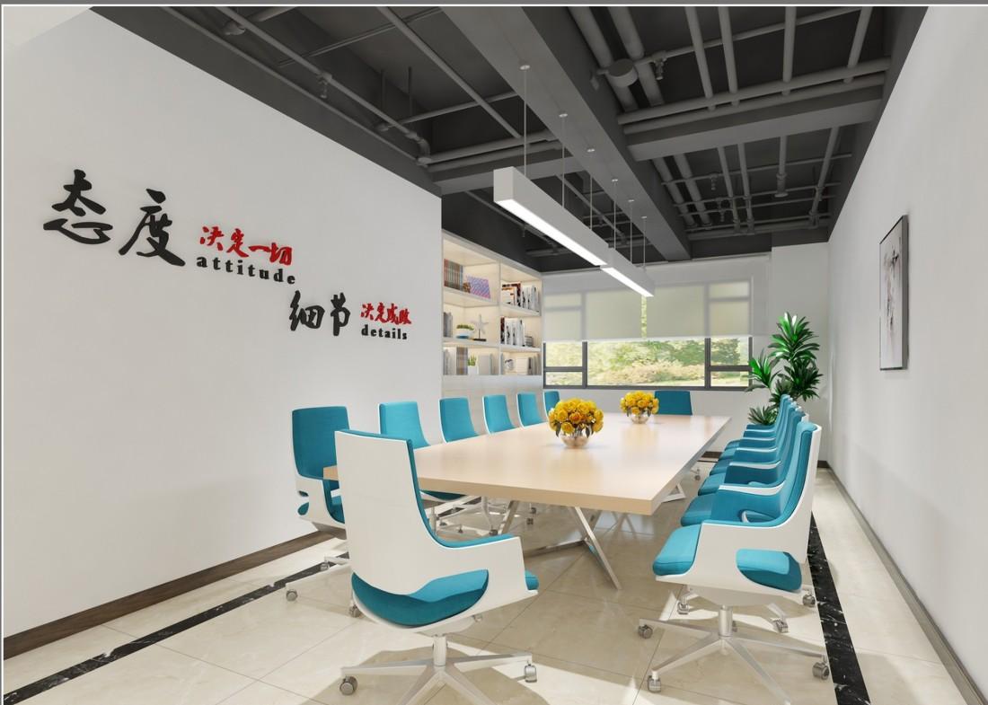 
现代中式结合装修案例之大邦公司设计案例 -1