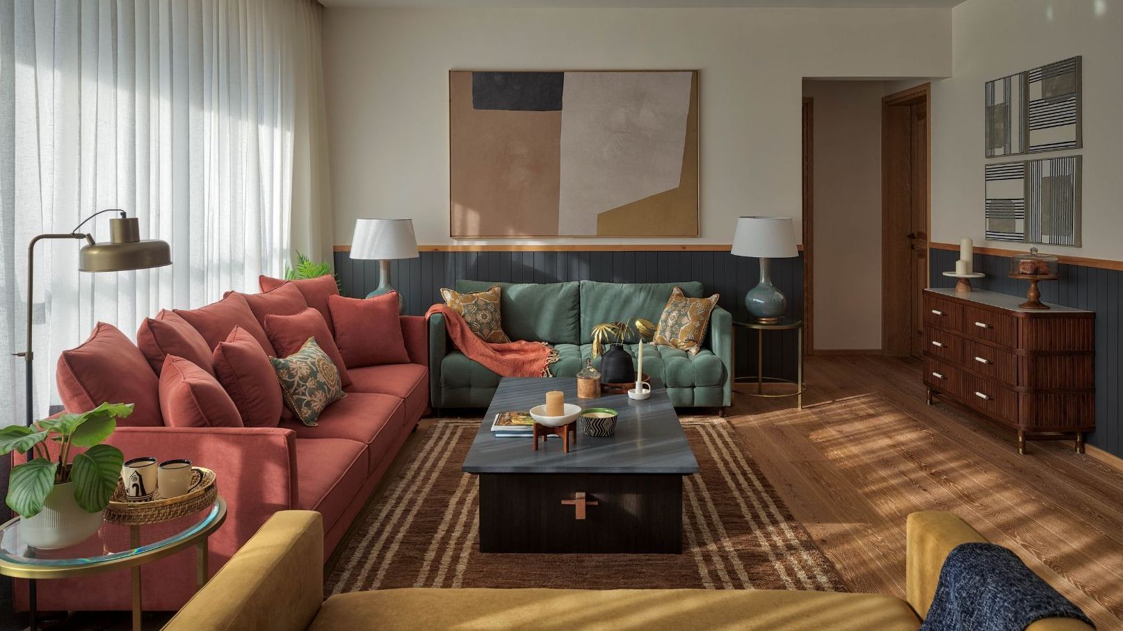 4BHK孟买住宅改豪华出租公寓丨印度丨Casa Novo Design-3