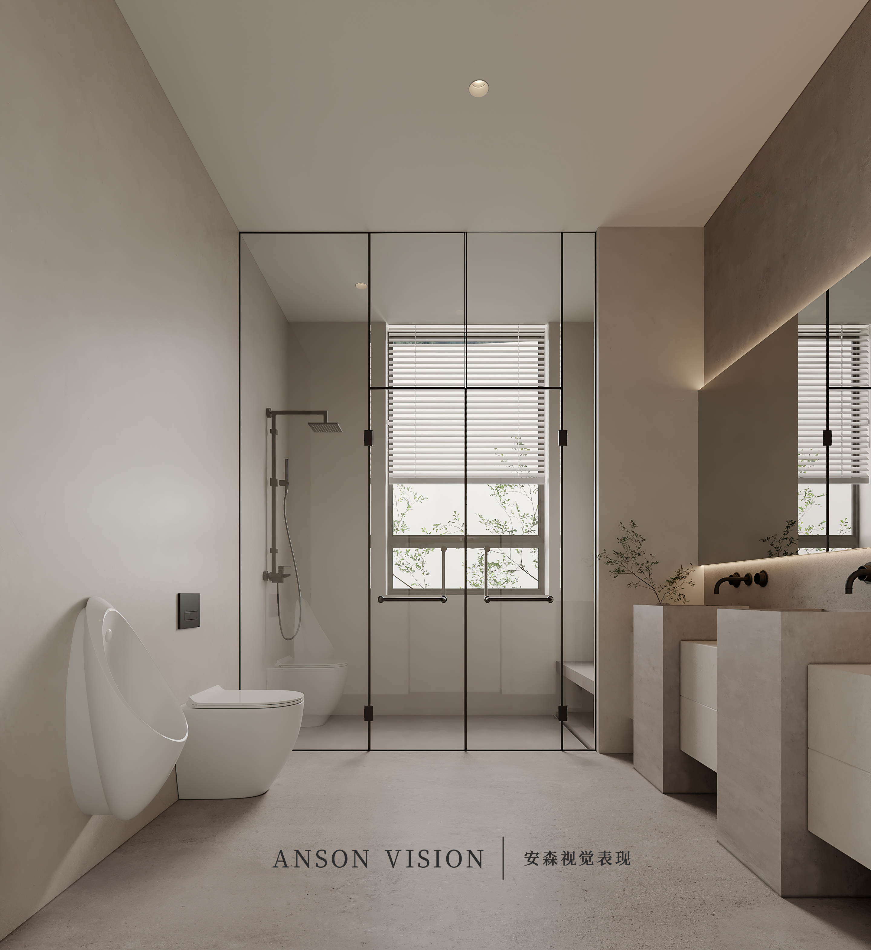 现代别墅多空间表现丨Ansonvision·蒙头睡-22