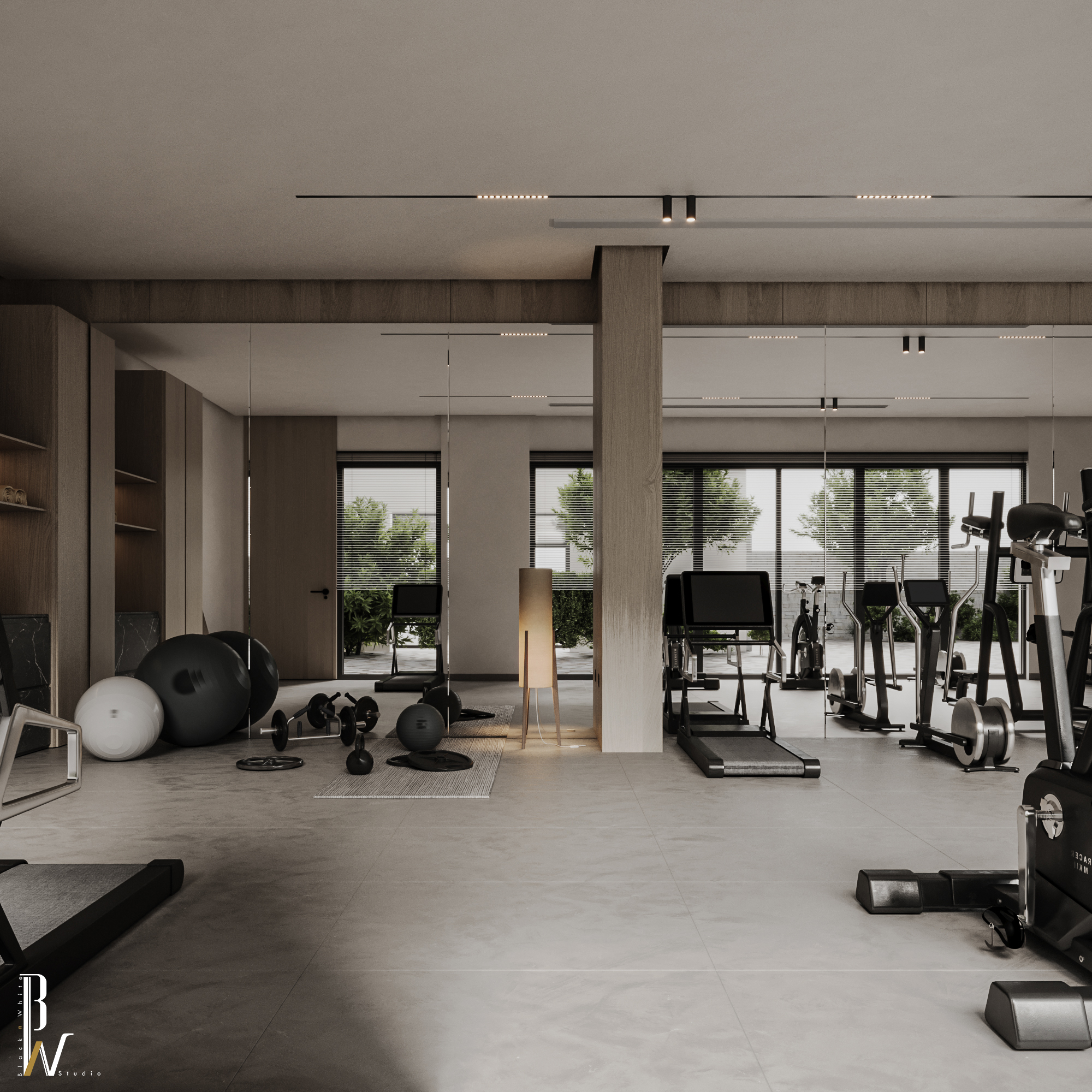 健身房丨Black N White-24