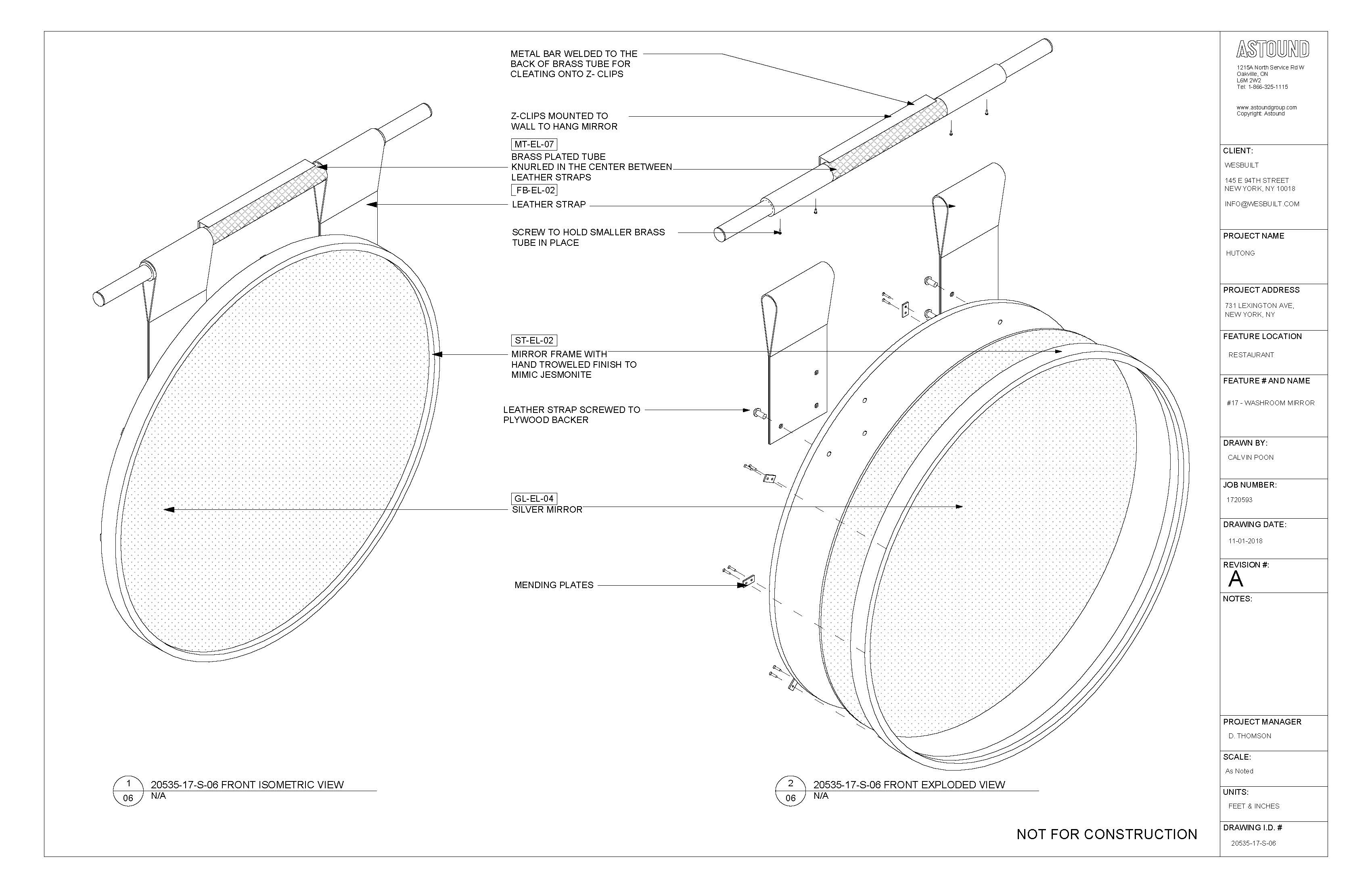 CAD Detailing for Hutong NYC Restaurant Submittal-13