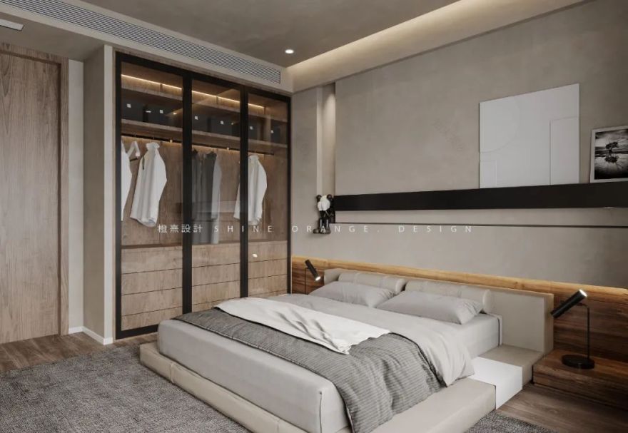 《橙熹设计》全案设计,侘寂风格,自然简约-48