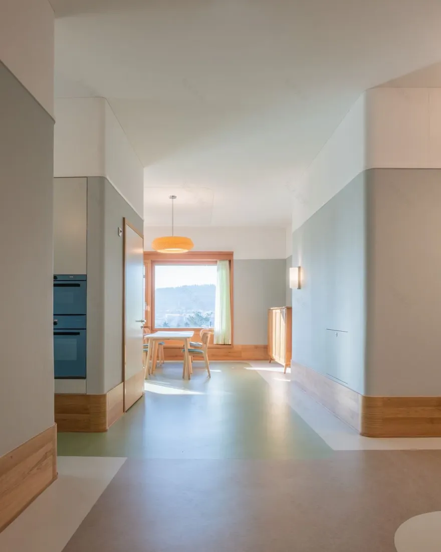 瑞士 Bombach 痴呆症护理之家——和谐融入公园的低层建筑-19