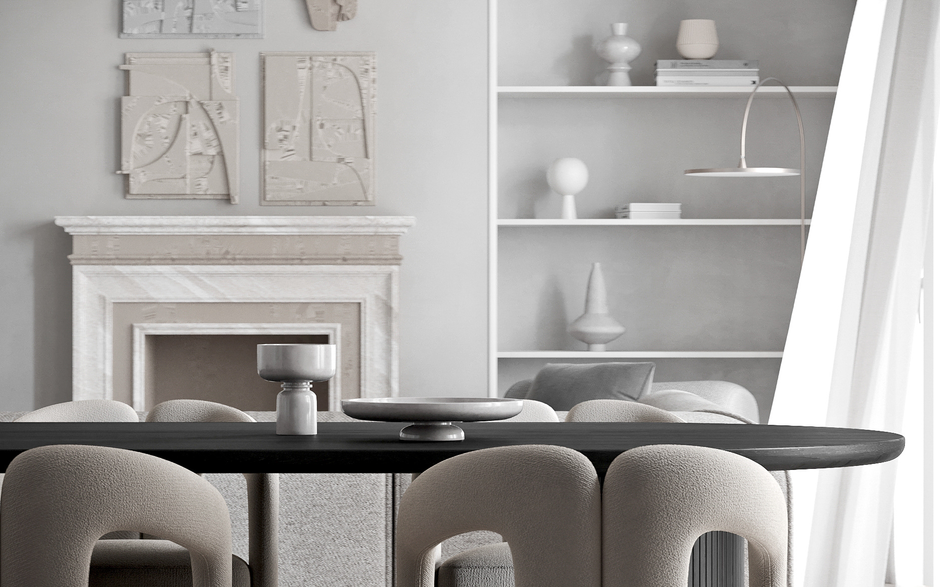 白色的；穿白色衣服的；处于白色状态的丨EVGENIA MERZLIKINA-8