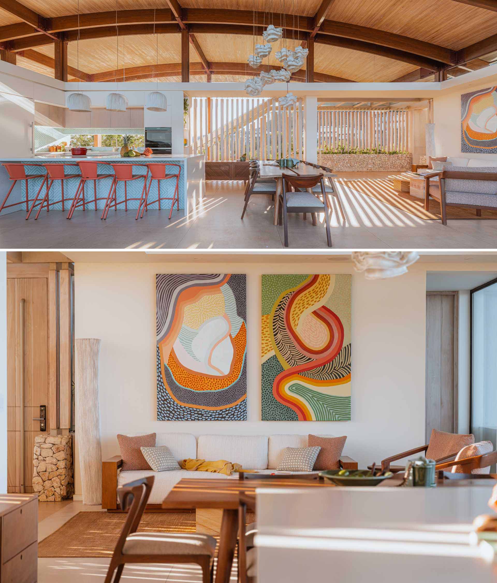 受周边地形启发的弧形屋顶住宅丨哥斯达黎加丨Studio Saxe（建筑）,Saxe Interiors（室内）-17