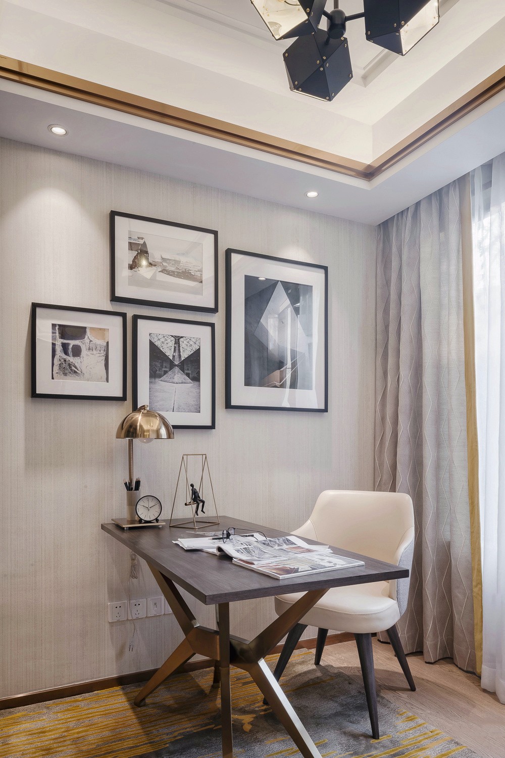 重庆 88㎡现代风样板房 于计设计演绎简约精致生活-10