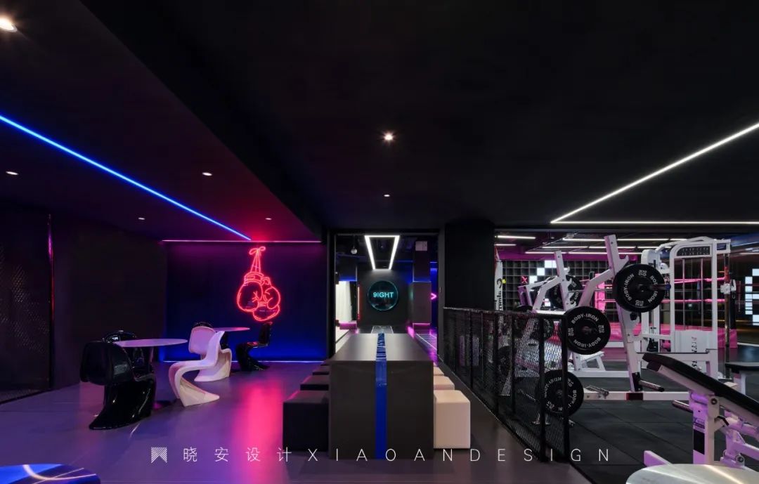 91GHT 健身房 · 运动与艺术的视觉盛宴丨晓安设计-15