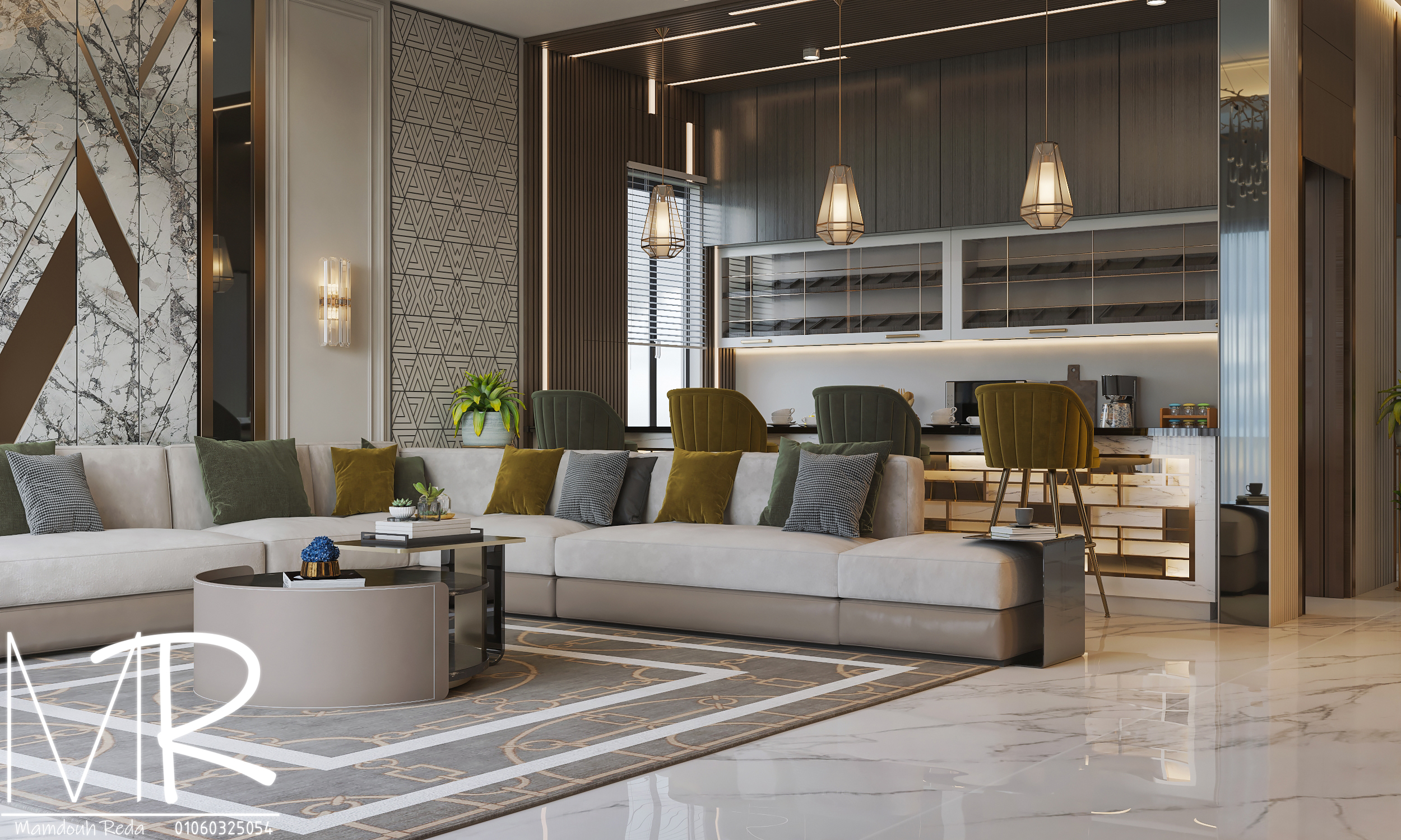 现代生活区带食品储藏室设计-7