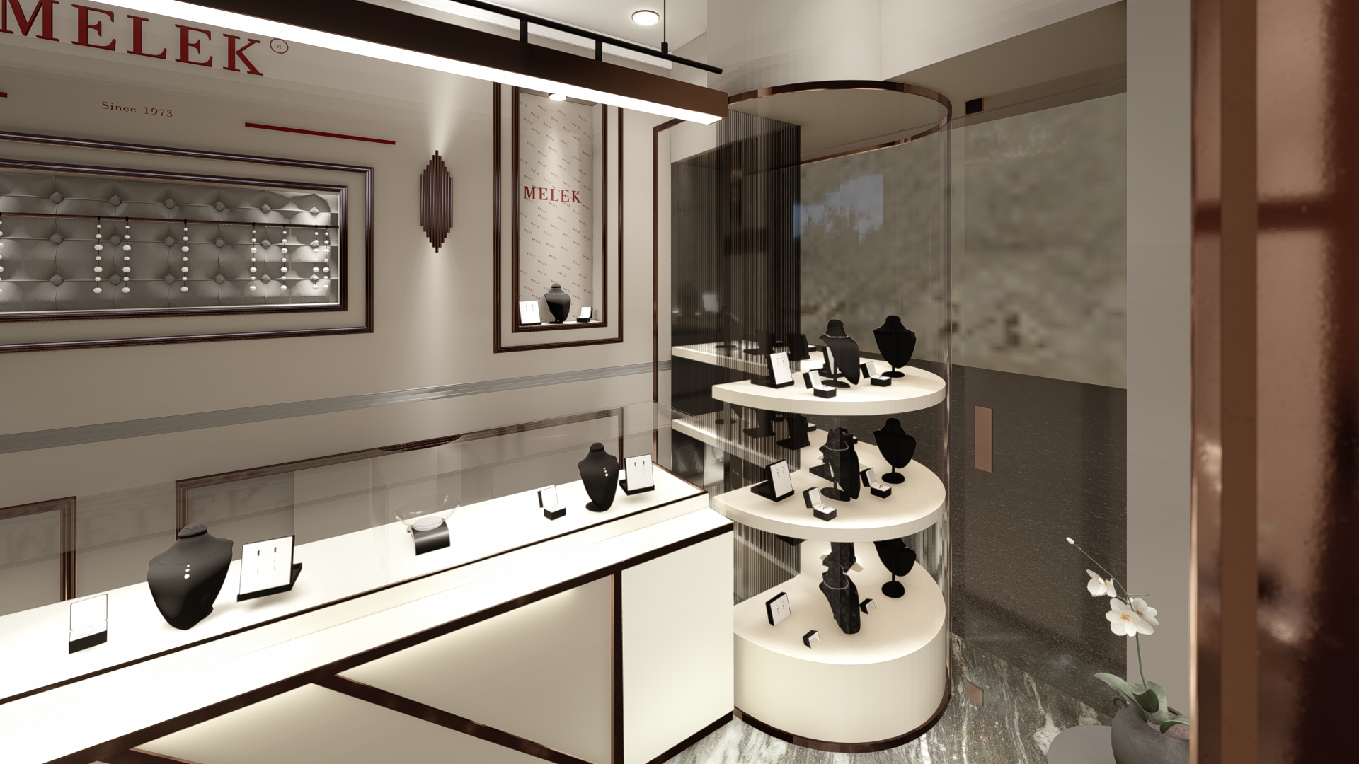 Melek Gold Jewelry Store Design-3
