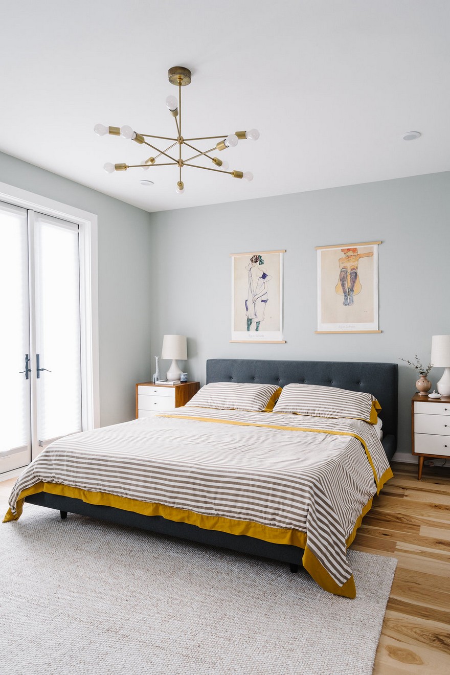 Contemporary Farmhouse Featuring Scandinavian Design and Bohemian Accents-20