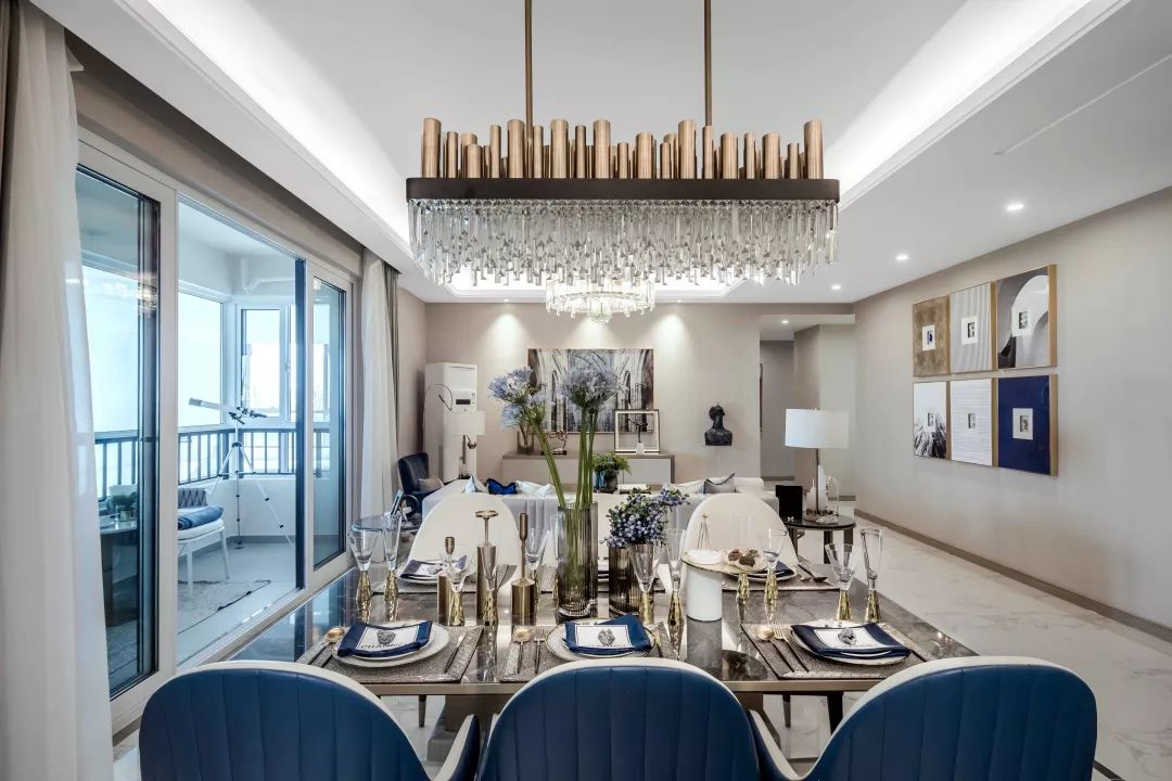 武汉江山境样板房 | 灵魂蓝调的优雅空间-28