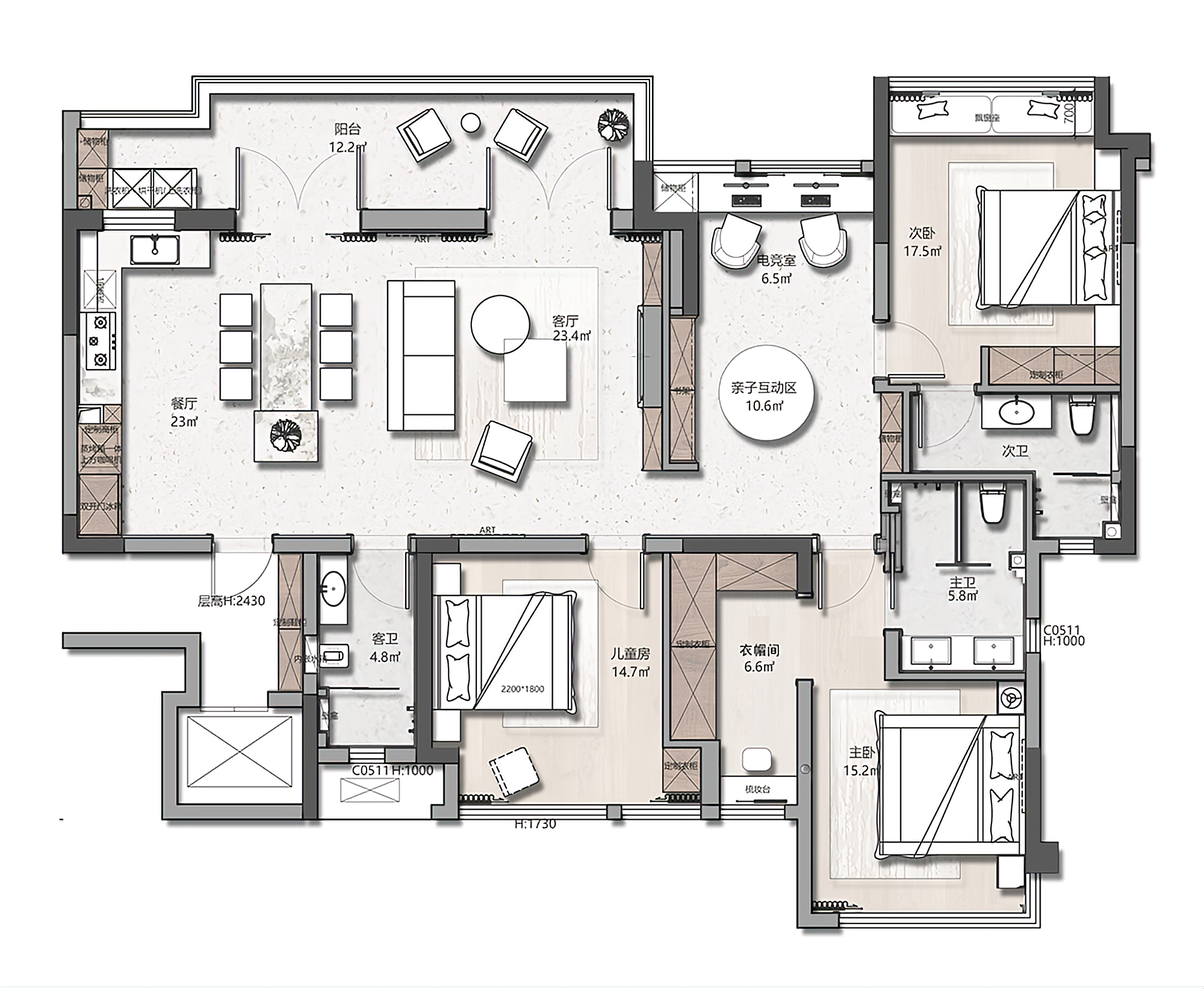 御璟湖山璟时南区私宅丨中国重庆丨BARK STUDIO-29