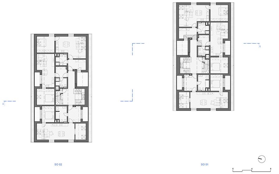 Filipovice 公寓楼,捷克 / CL3 极简主义与传统山墙的完美融合-54
