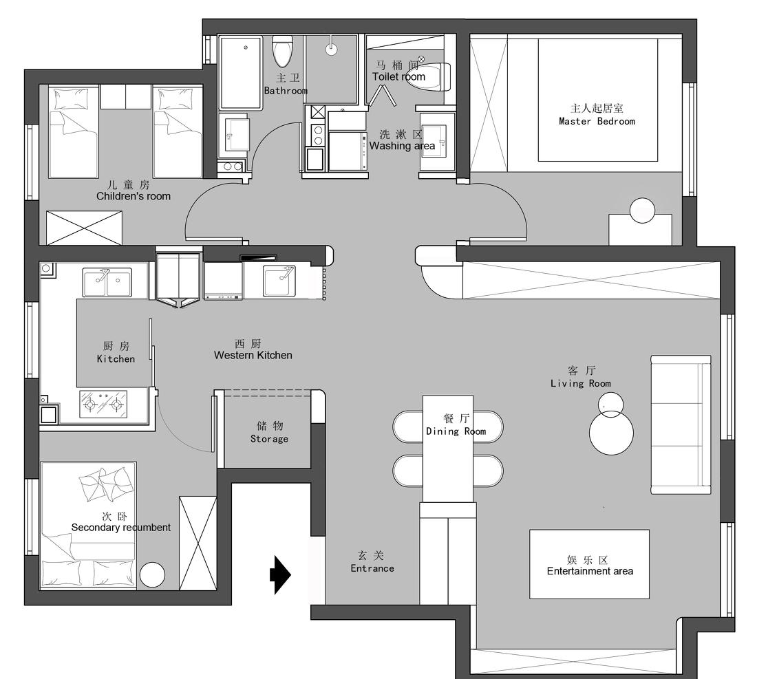 弹性智能居家空间设计-1