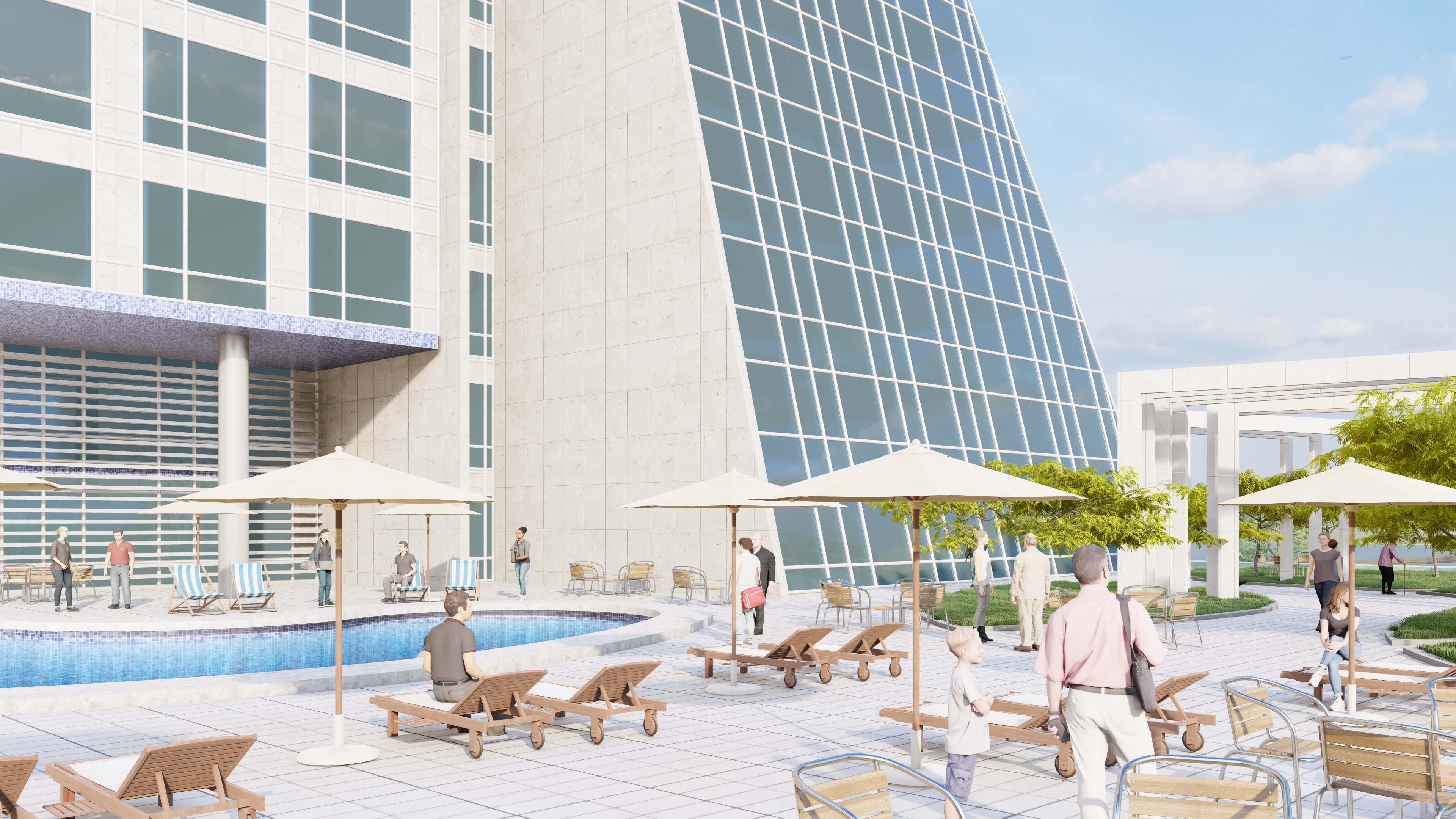 CUBIX Tower 酒店,娱乐和商业大楼丨埃及开罗丨Diaa Consultant-11