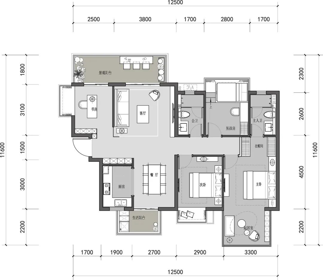 中梁湖光学府样板间丨中国南宁丨HIGHLY 海力设计-71
