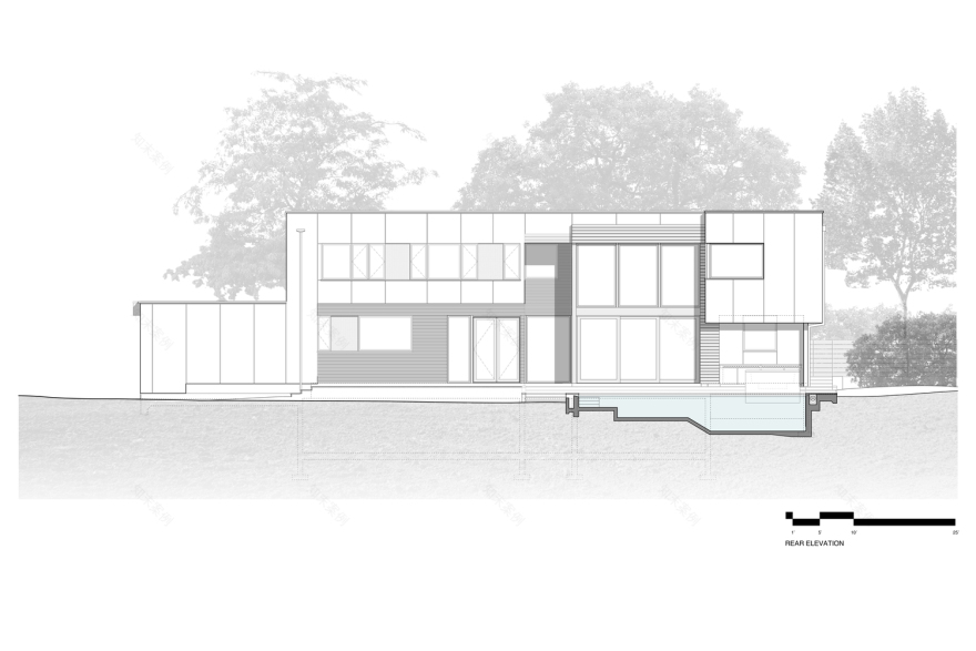 纽约郊区木林社区独栋住宅设计-58