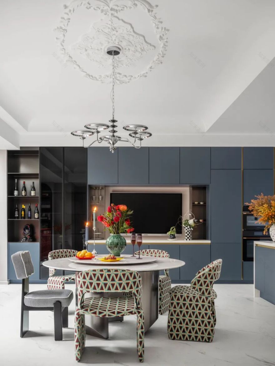 尚层设计院付霞新作|蒙德里安调色盘里的家-25