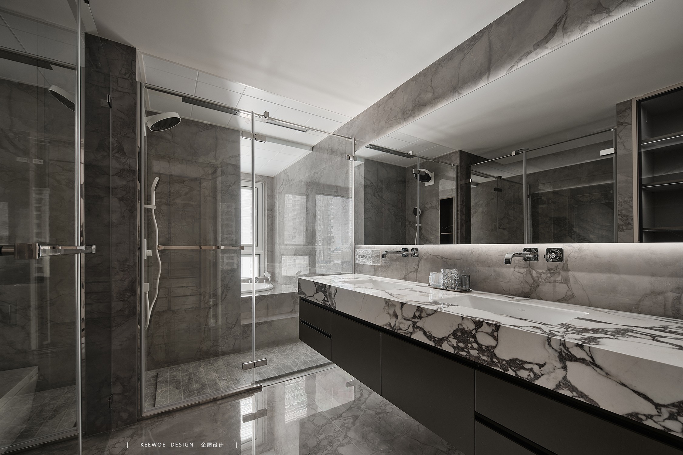 东方诚园·245㎡平层之家丨企屋设计-54