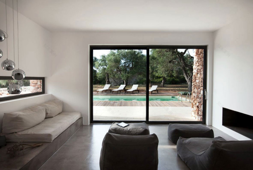 意大利乡村之家 | 原生态石墙与玻璃墙的现代对话-22