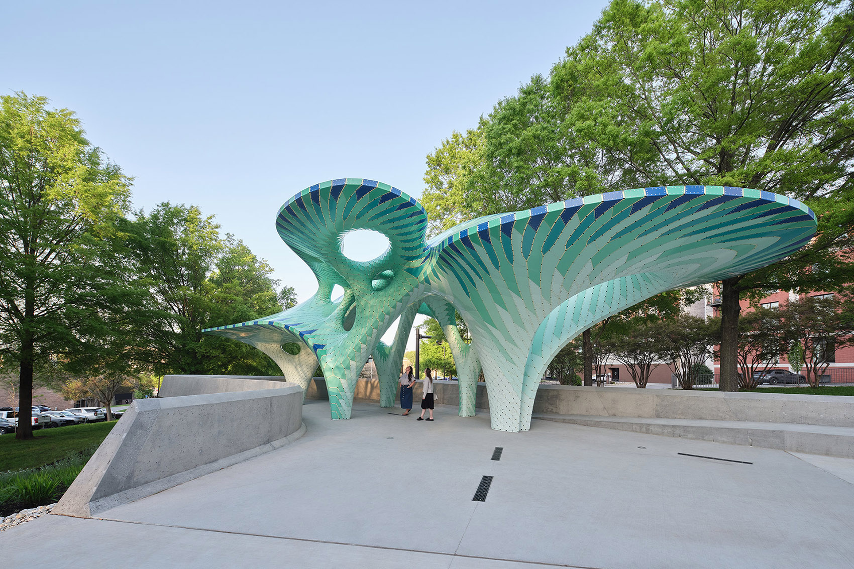 Pier 865公共艺术装置丨美国诺克斯维尔丨MARC FORNES,THEVERYMANY-16