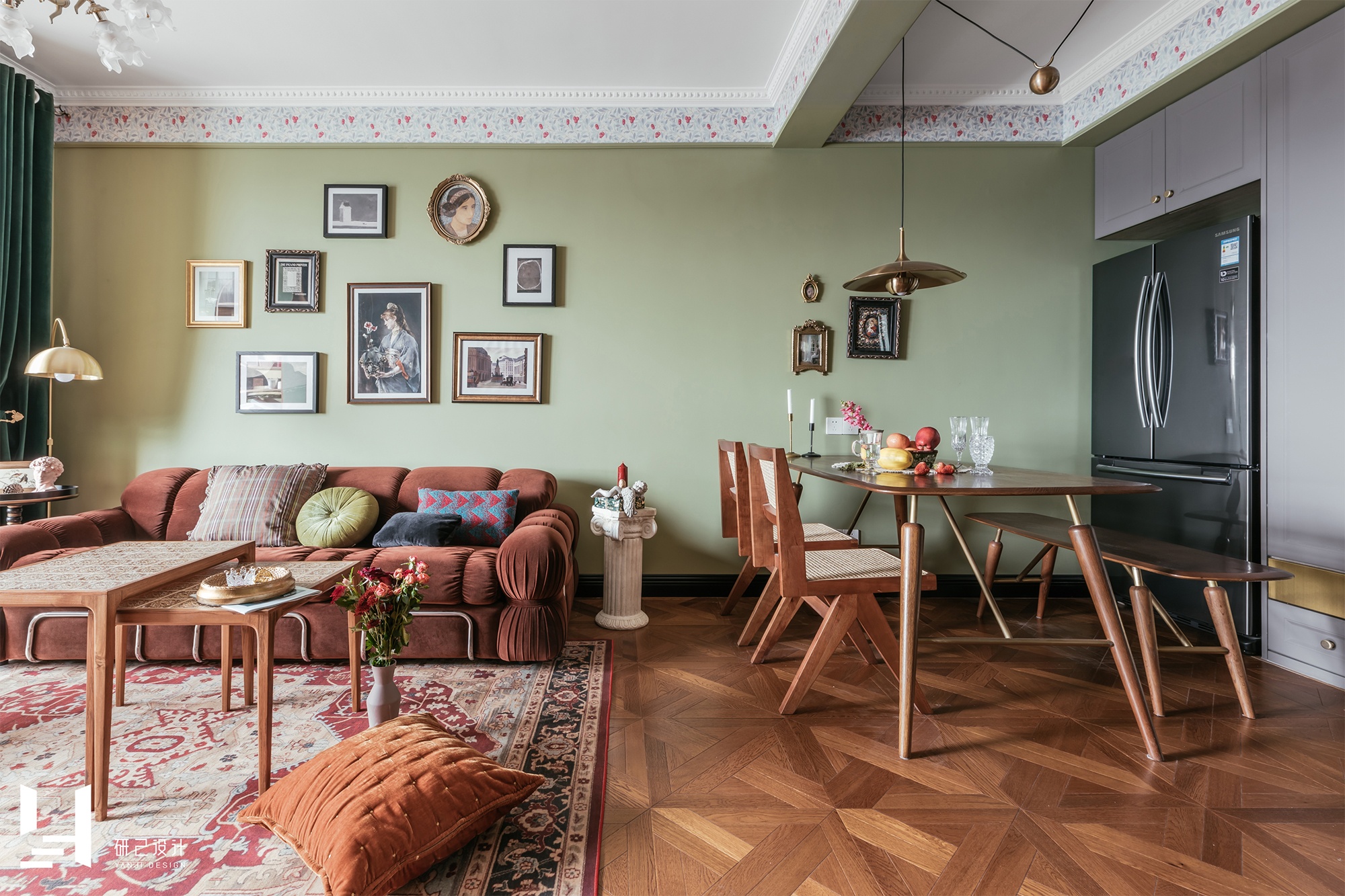 芜绿复古宅设计丨中国芜湖丨研己设计-9