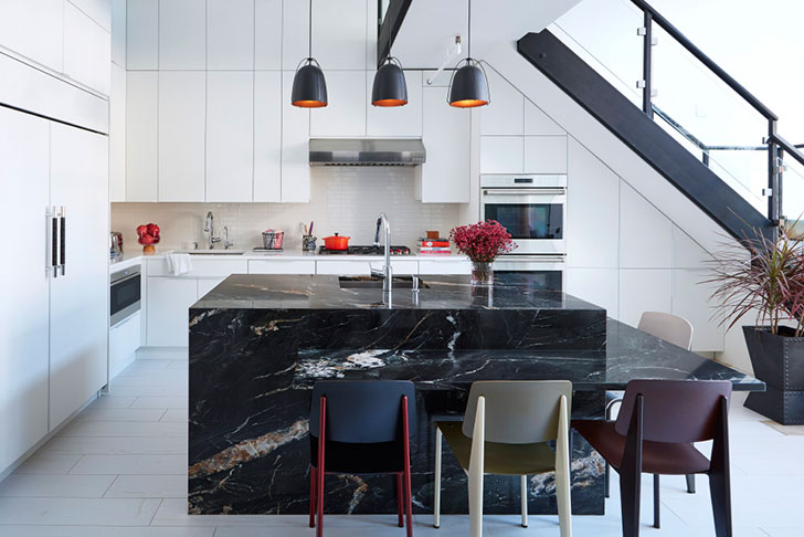 纽约独特双层公寓设计 | 创意、功能与自由的空间-9