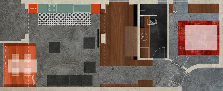 Brasov Apartment with Intense Interior Atmosphere and Saturated Colours-20