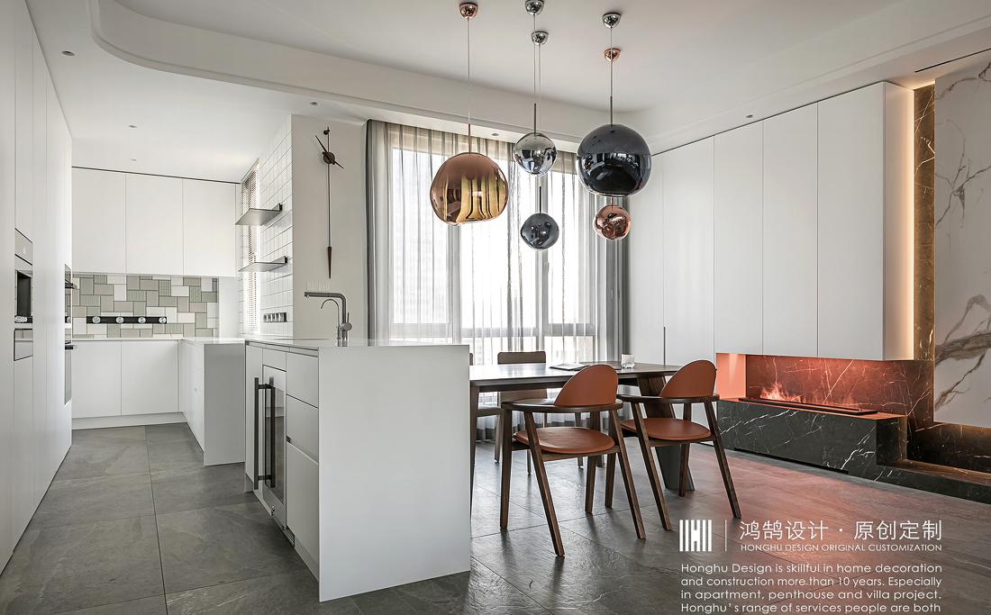 四口之家宽敞互动式平层乐园丨中国上海丨上海鸿鹄设计-14