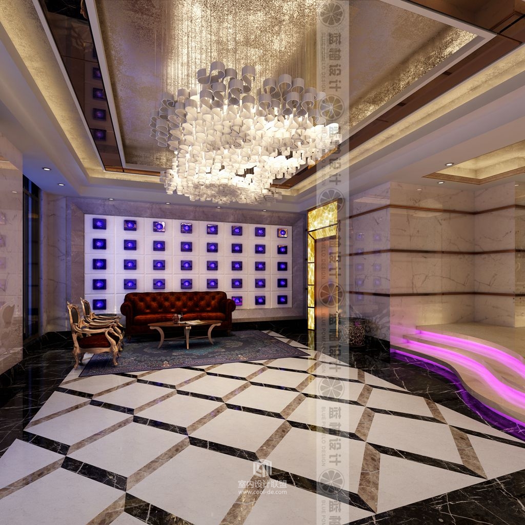 昆明KTV装修设计 KTV装修设计方案  云南KTV设计效果图  KTV装修公司  蓝柚设计设计-11