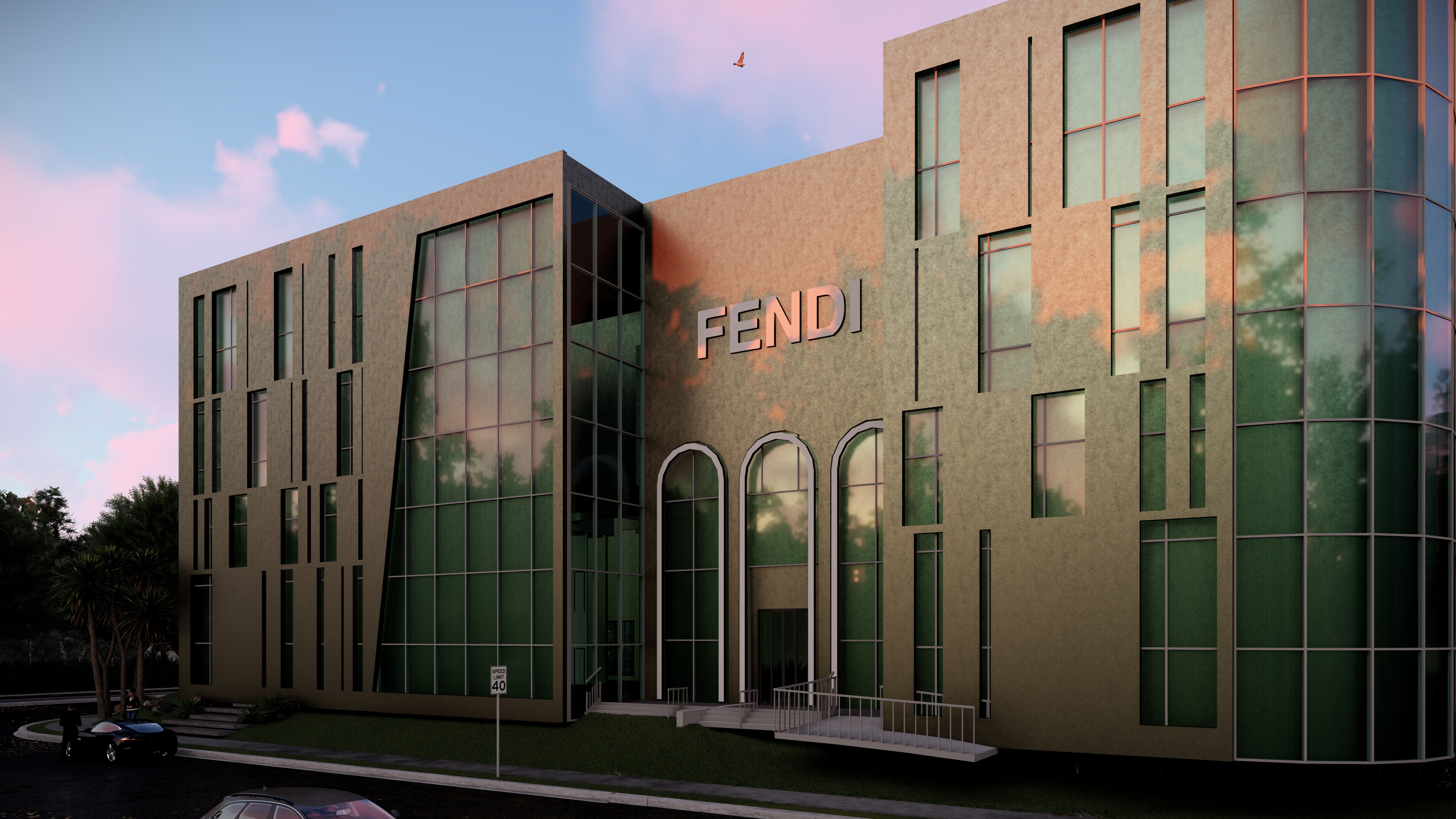 Fendi旗舰店铺设计及技术图纸项目-73