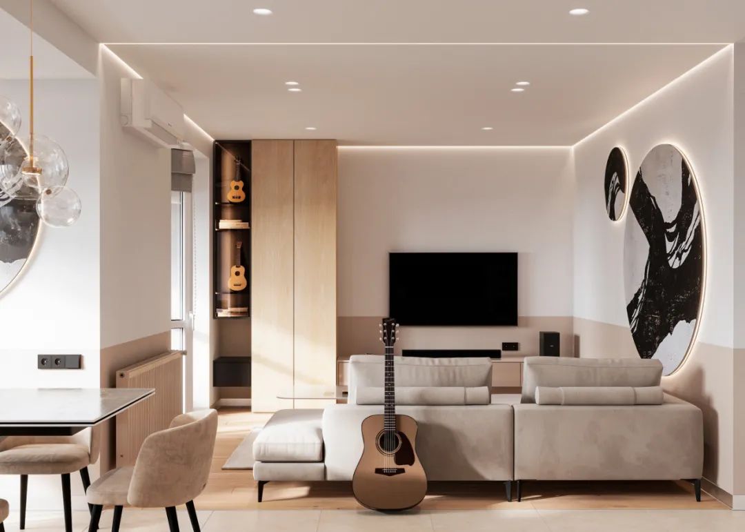 巴塞罗那 95㎡温暖柔和两居室丨西班牙巴塞罗那丨NOVOSAD ARCHITECTS-14