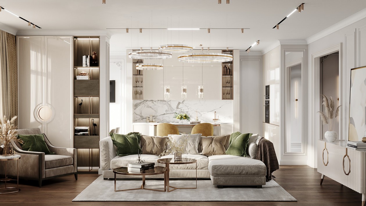 160平 现代混搭风格-0