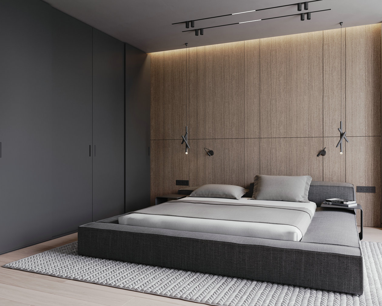 高级灰色系住宅设计-7